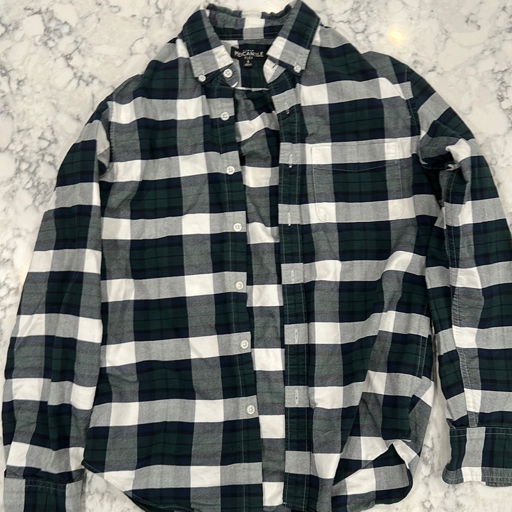 J. Crew plaid button up